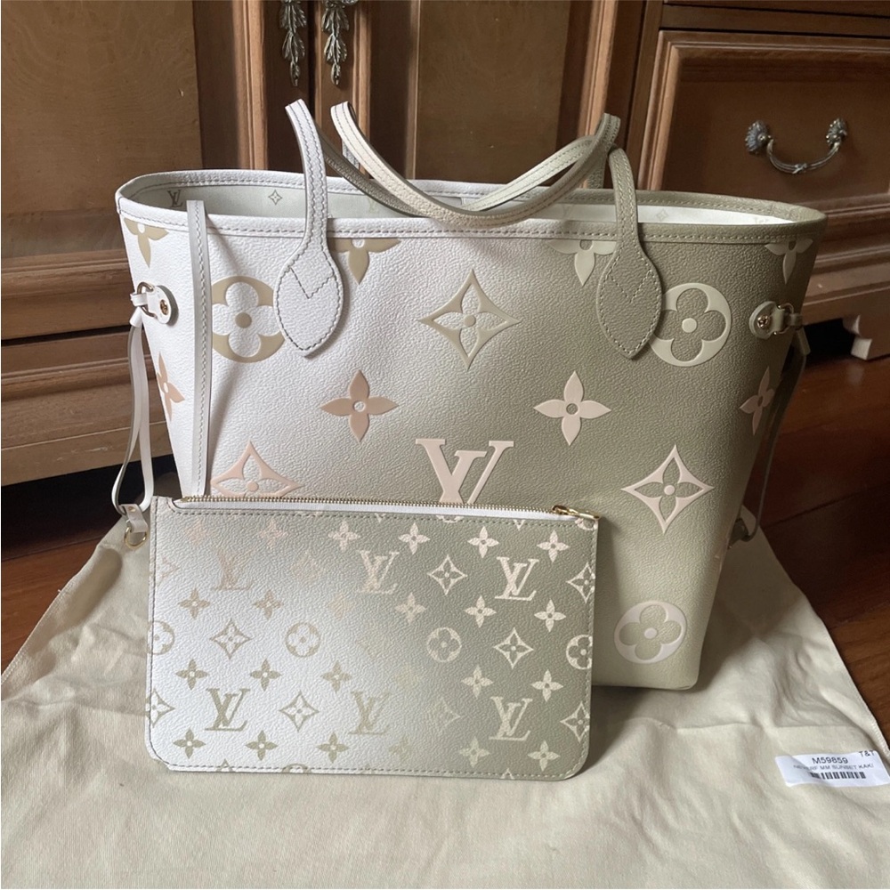 Louis Vuitton Cream Monogram Tote